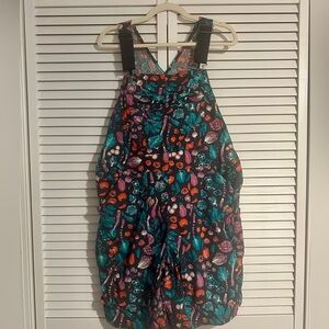 🥕RARE PRINT 🫜Duluth Trading Co veggie print Heirloom Gardening Overall Shorts